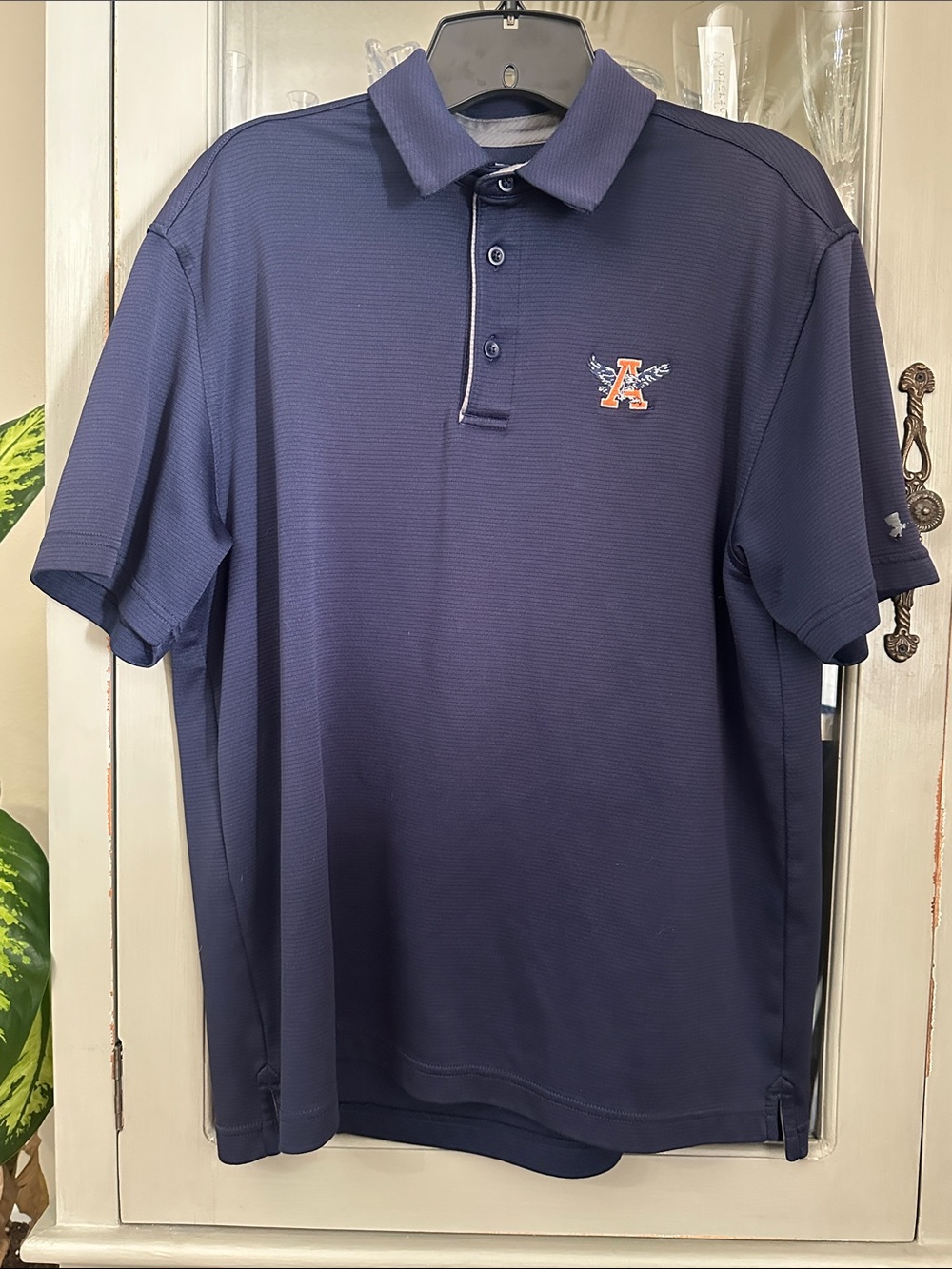 Auburn Tigers Men’s Navy Short Sleeve Performance Golf Polo